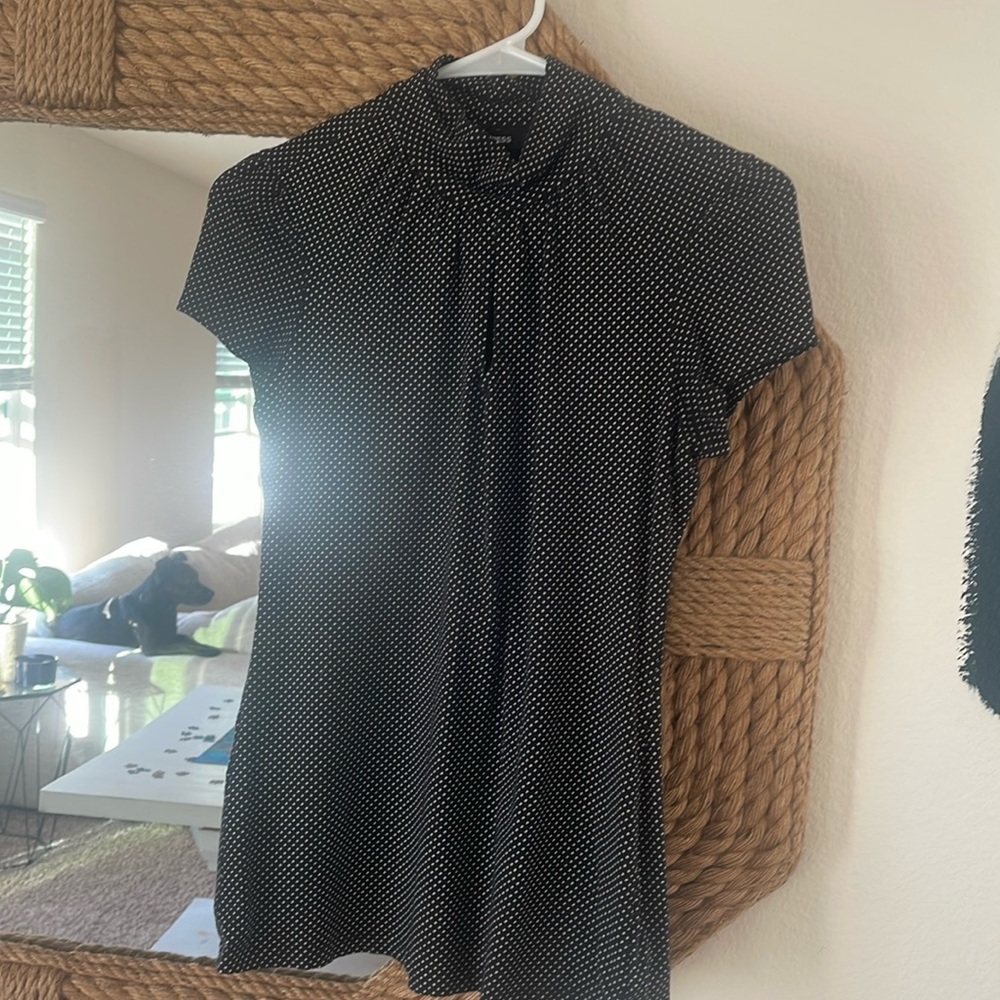 Express Black Blouse